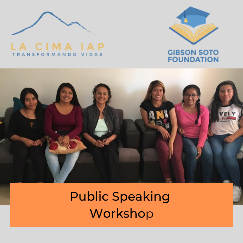 Public speaking workshop